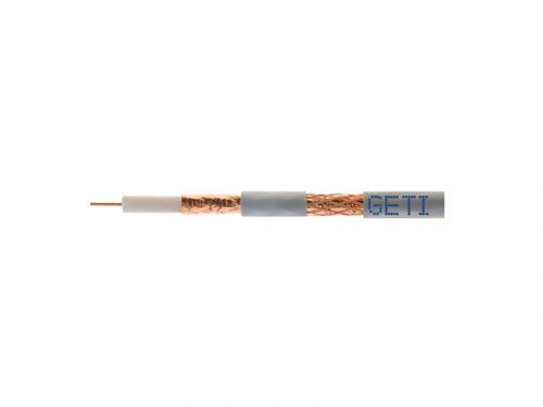 Koaxiálny kábel Geti 121CU PVC (100m cievka)