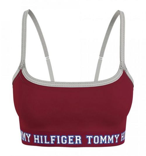 TOMMY HILFIGER - Tommy League deep rouge podprsenka s nastaviteľnými ramienkami - fashion limited edition