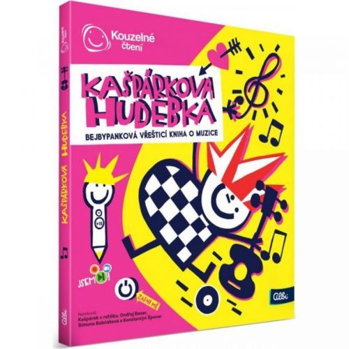 Albi Kúzelné čítanie Kniha Kašpárková Hudobka