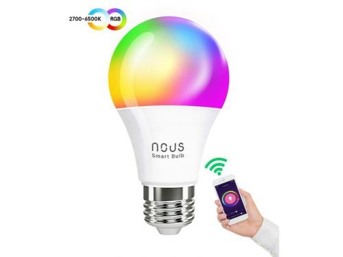 Smart žiarovka LED E27 9W RGB NOUS P3 WiFi Tuya