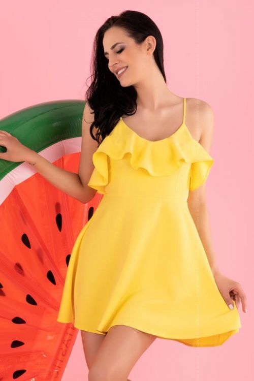 Dámske šaty model P43891 - Merribel lemon L