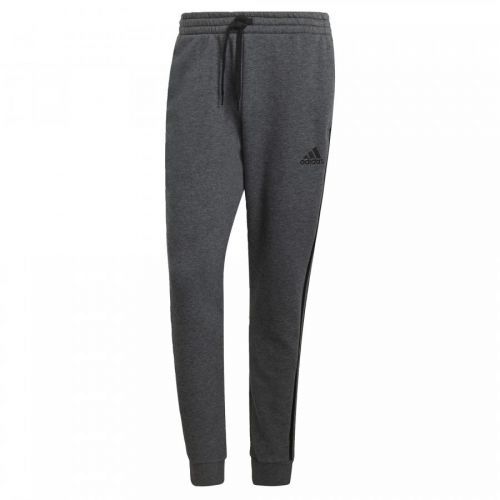 ADIDAS PERFORMANCE Športové nohavice 'Essentials Fleece Tapered Cuff'  tmavosivá