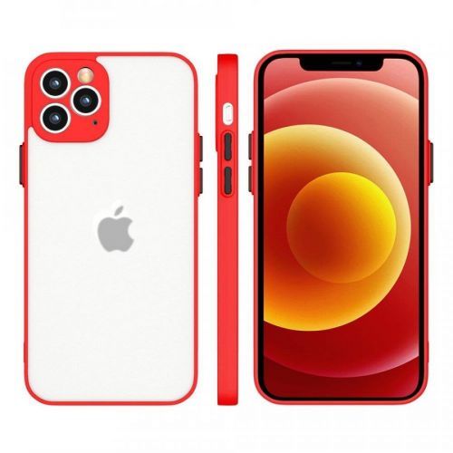 Silikónové flexibilné puzdro Milky Case pre Apple iPhone 13 Pro - Červená KP11781