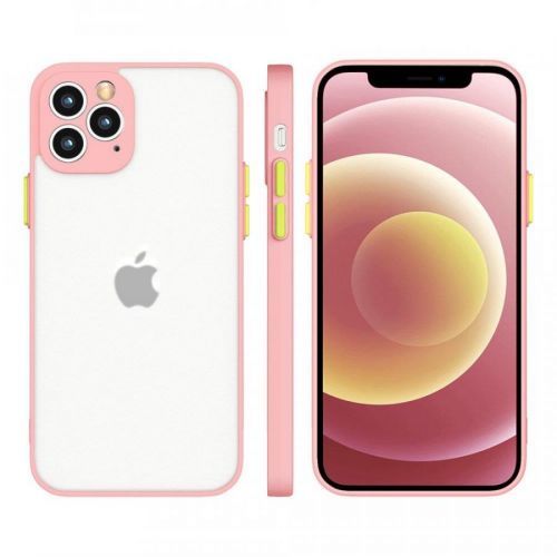 Silikónové flexibilné puzdro Milky Case pre Apple iPhone 12 Pro - Ružová KP11798