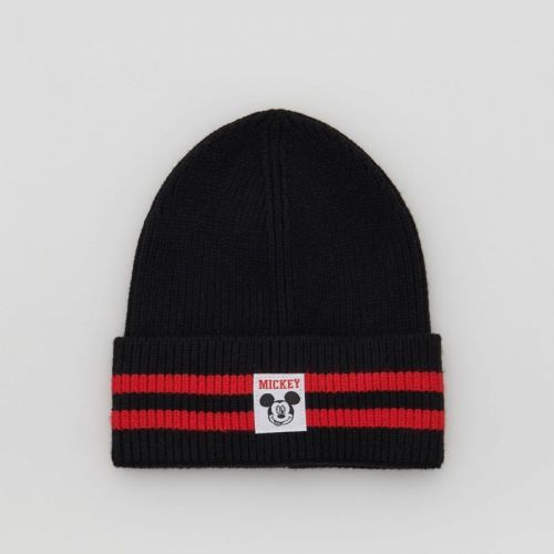 Reserved - Čiapka beanie Mickey Mouse - Čierna