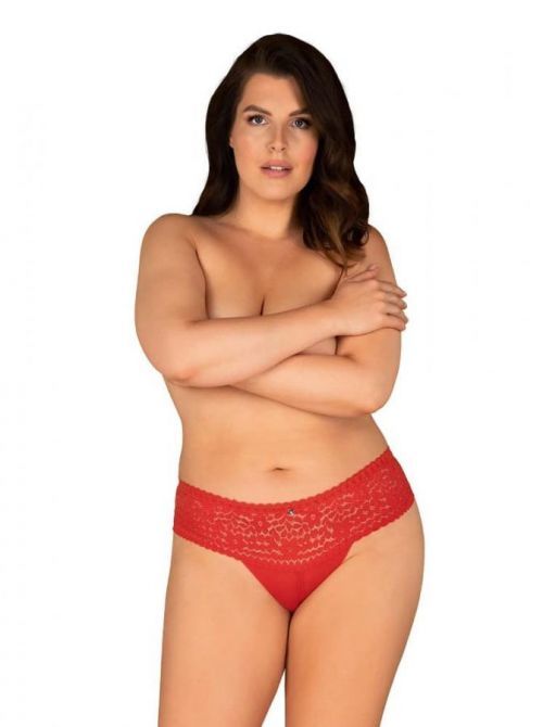Sexy nohavičky Blossmina panties - Obsessive červená 4XL / 5XL