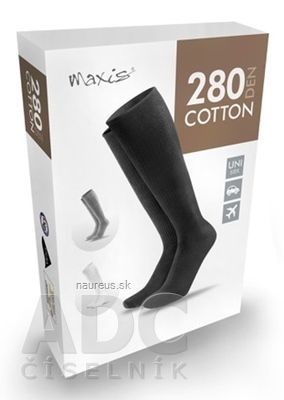 MAXIS a.s. MAXIS RELAX COTTON 280 DEN LÝTKOVÉ PANČUCHY veľkosť XL, biele, 1x1 pár