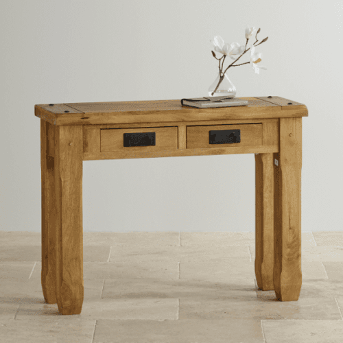 indickynabytok.sk - Konzolový stolík Devi 110x76x40 indický masív mango