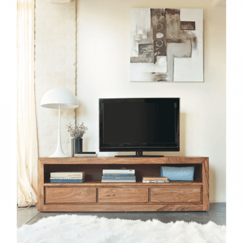indickynabytok.sk - TV stolík Gani 160x50x45 indický masív palisander
