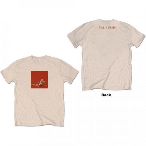 Billie Eilish tričko Therefore I Am Natural XXL