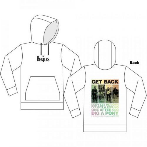 The Beatles mikina 3 Savile Row Biela XXL