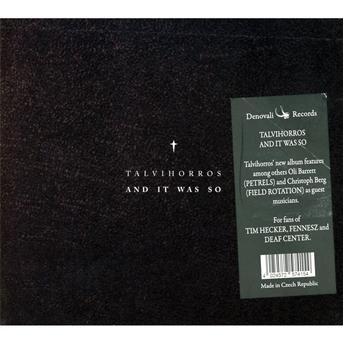 TALVIHORROS - AND IT WAS SO, CD