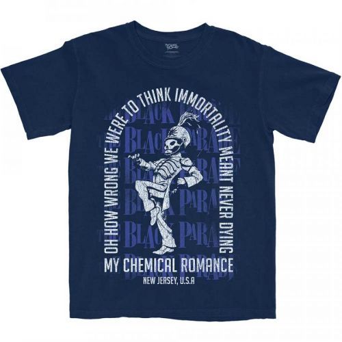 My Chemical Romance tričko Immortality Arch Modrá XXL