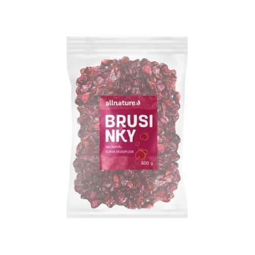 Allnature Brusnica (kľukva) sušená 500 g