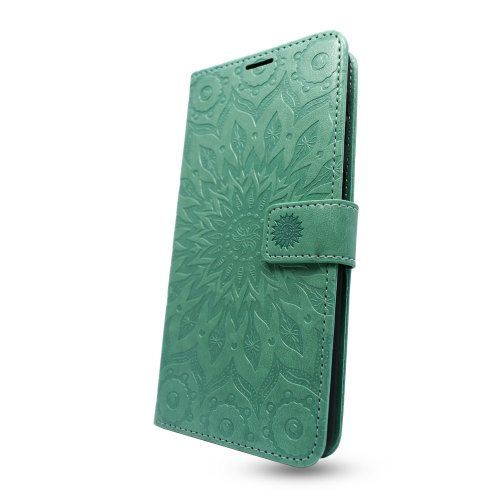 Puzdro Mezzo Book Xiaomi Redmi 9C vzor Mandala - zelené
