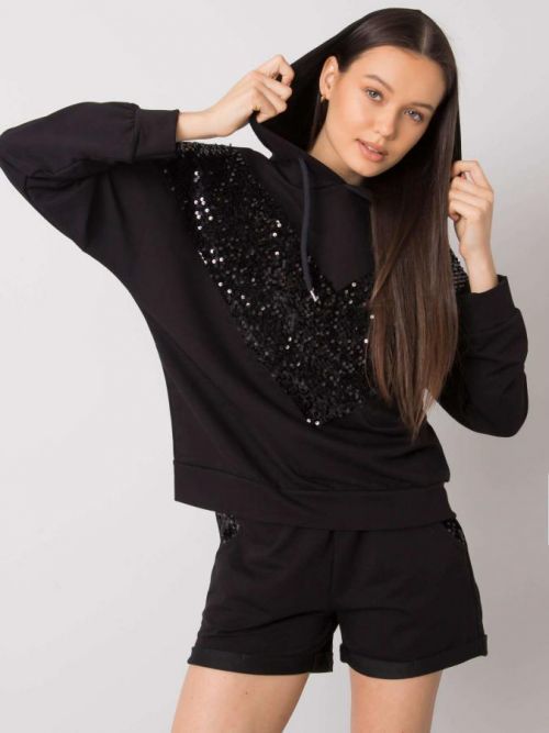 Čierna dámska set zdobený S / M