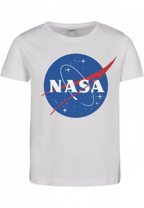 Tričko detské Mister Tee NASA Insignia - biele, 122/128