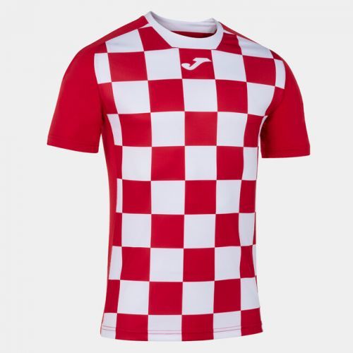 FLAG II T-SHIRT RED-WHITE S/S červená-biela S