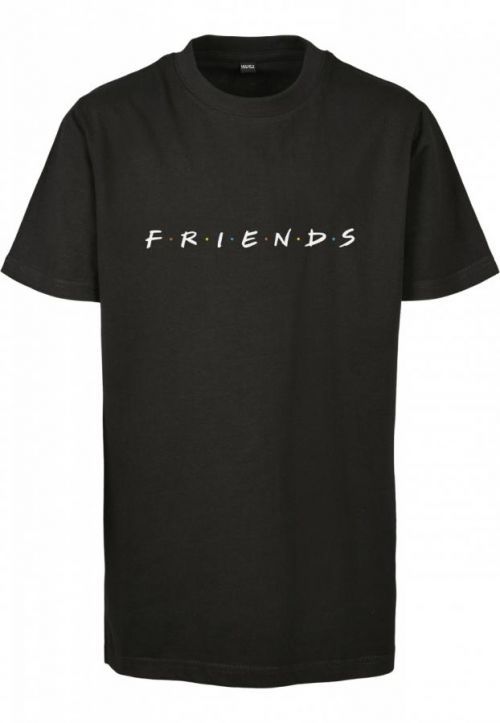 Tričko detské Mister Tee Friends Logo - čierne, 122/128