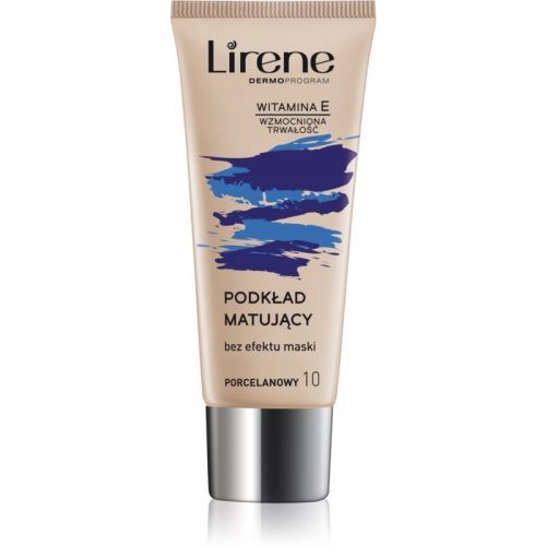 Lirene Vitamin E zmatňujúca podkladová báza pod make-up odtieň 10 Porcelain 30 ml
