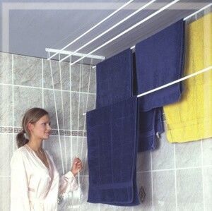 ALDO Stropný sušiak na bielizeň Ideal 5 tyčí, 120 cm