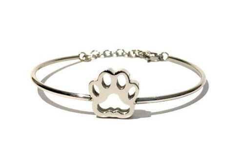 Náramok s mačacou labkou - chirurgická oceľ