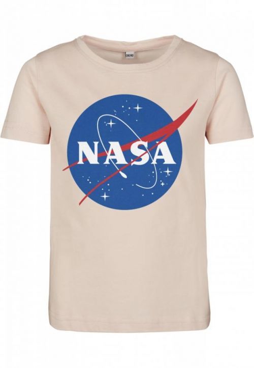 Tričko detské Mister Tee NASA Insignia - ružové, 110/116