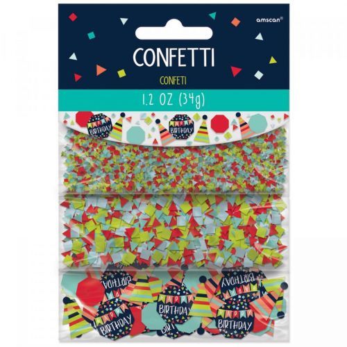 Amscan Konfety - Happy Birthday mix