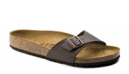 Birkenstock Madrid BS Dark Brown Narrow Fit hnedé 40393