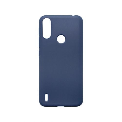 mobilNET silikónové puzdro Motorola E7 Power tmavo modré