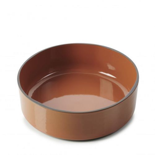 Tanier s vysokým okrajom Caractere Revol tehľový 17 cm