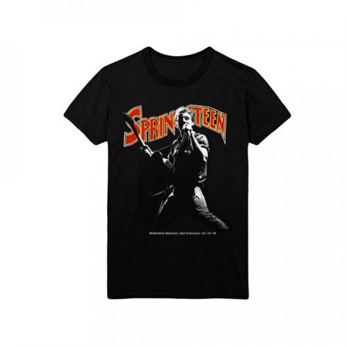 Bruce Springsteen - Tričko Winterland Ballroom Singing - Muž, Unisex, Čierna, S