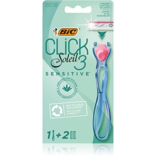 BIC Soleil Click Sensitive dámsky holiaci strojček náhradné čepieľky 2 ks