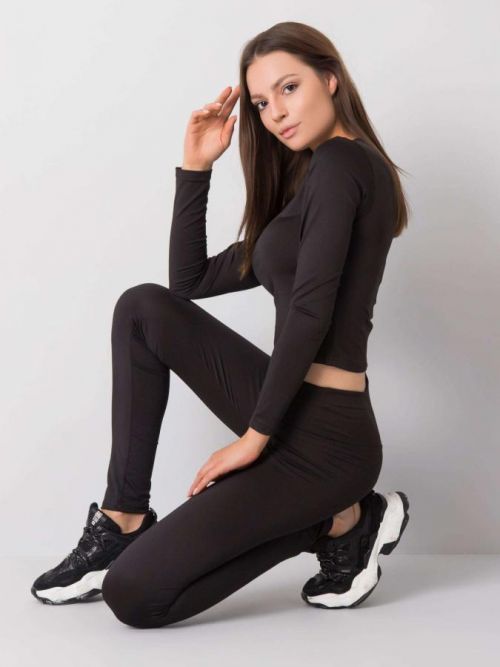 Dámska čierna Športová sada S / M