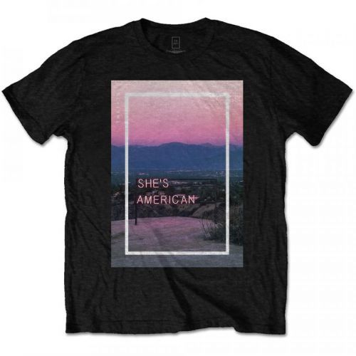 The 1975 - Tričko She's American - Muž, Unisex, Čierna, S