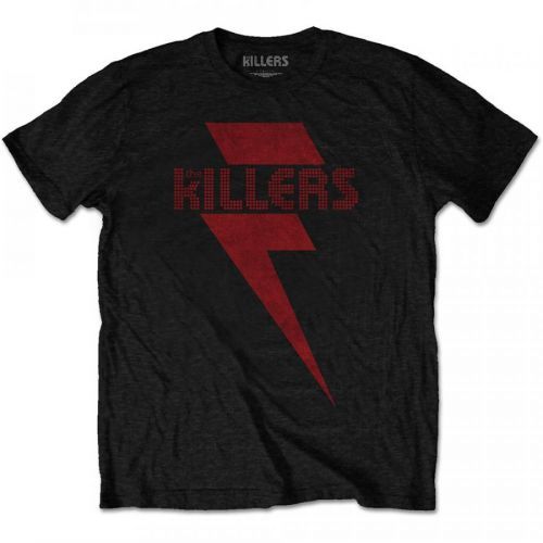 The Killers - Tričko Red Bolt - Muž, Unisex, Čierna, S