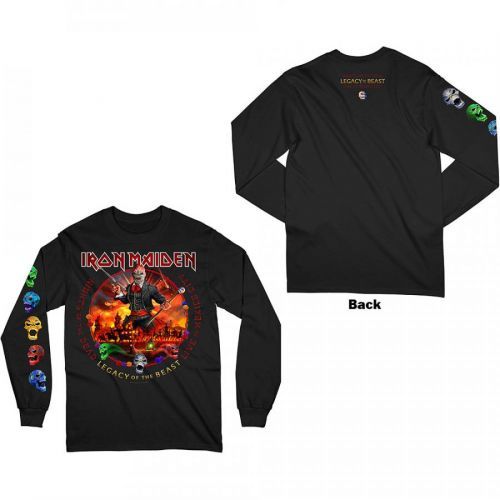 Iron Maiden - Tričko s dlhým rukávom Nights Of The Dead - Muž, Unisex, Čierna, XL