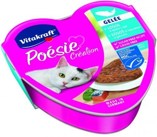 VITAKRAFT POESIE ZELE LOSOS A SPENAT 85 G , 2435319