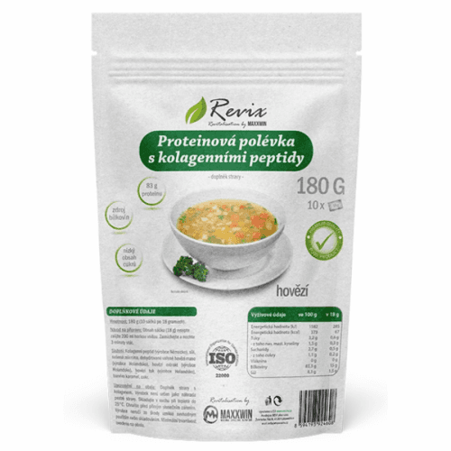 REVIX Proteínová hovädzia polievka s kolagénnymi peptidmi 180 g