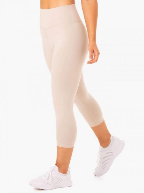 Ryderwear Dámske legíny 7/8 High Waisted Base nude  XS