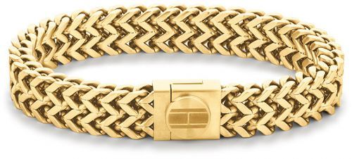 Tommy Hilfiger Masívny pozlátený náramok z ocele TJ2790246