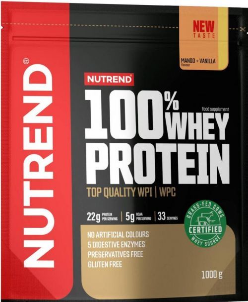 Nutrend 100% Whey Protein, Mango/vanilka 1000g