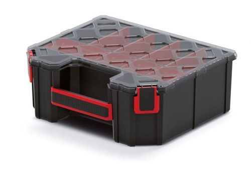 Organizér vysoký Target s polykarbonát. víkem (přihrádky/krabičky)