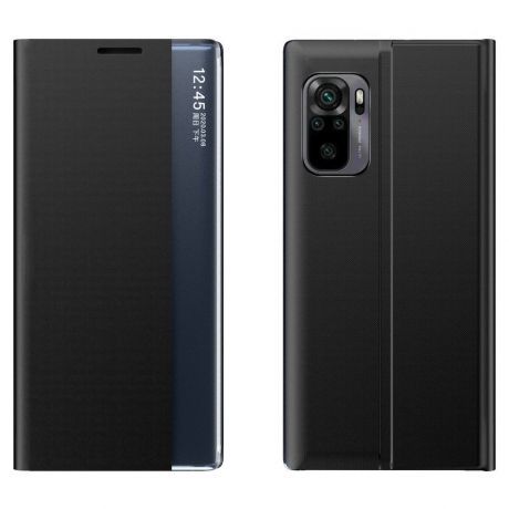 MG Sleep Case Smart Window knižkové púzdro na Xiaomi Redmi K40 / Poco F3, čierne
