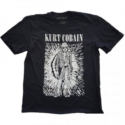 Kurt Cobain - Tričko Brilliance - Muž, Unisex, Čierna, S