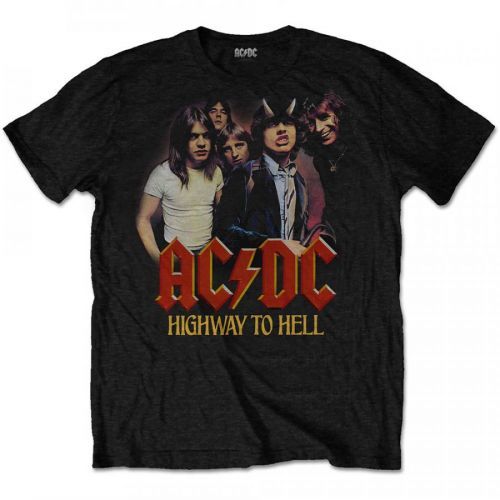 AC/DC - Tričko H2H Band - Muž, Unisex, Čierna, S