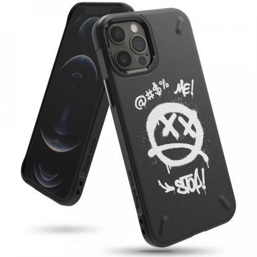 Ringke Onyx puzdro Graffiti pro - Apple iPhone 12 Pro Max - Čierna KP12194