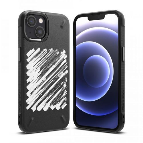 Ringke Onyx puzdro Paint pre - Apple iPhone 13 - Čierna KP12208