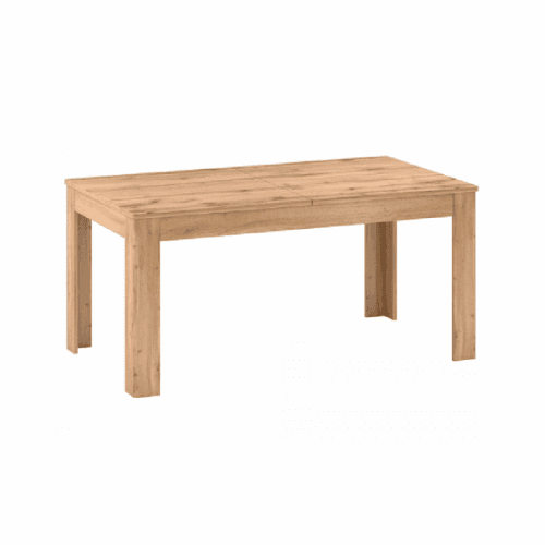 KONDELA Rozkladací jedálenský stôl, dub apalačský, 160-200x90 cm, PUSAN S