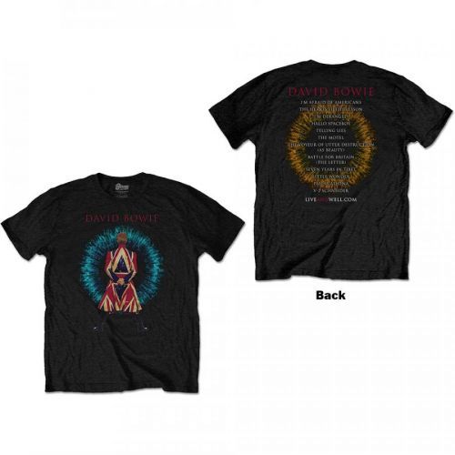 David Bowie - Tričko LiveandWell.com - Unisex, Čierna, S